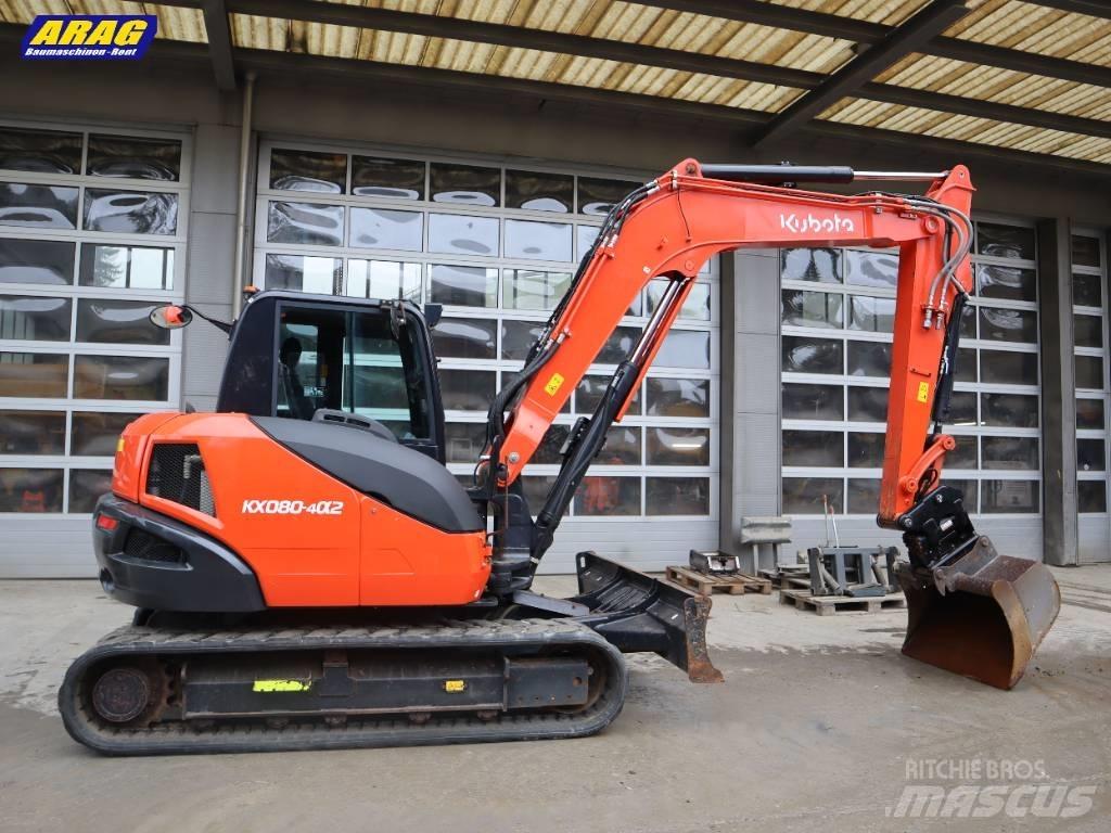 Kubota KX 080-4 Midi excavators  7t - 12t