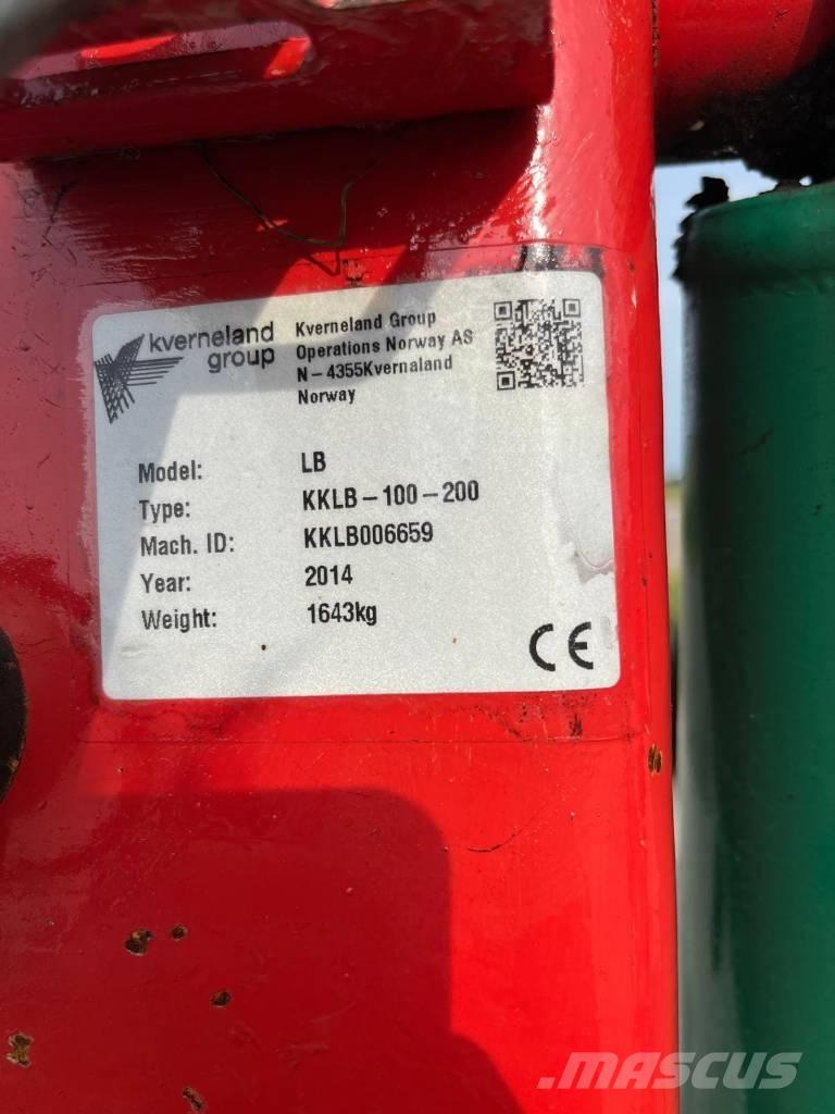 Kverneland LB100-200 Reversible ploughs