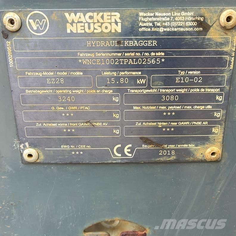 Wacker Neuson EZ 28 Mini excavators < 7t (Mini diggers)