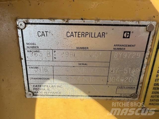 CAT 963 B Crawler loaders
