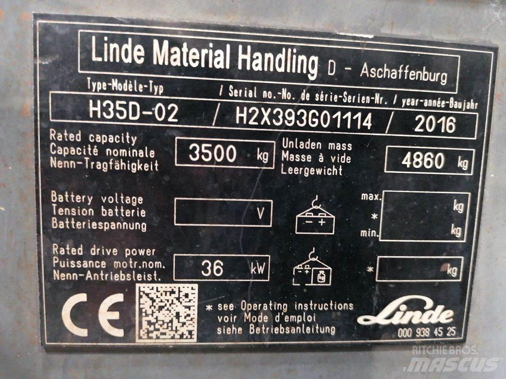 Linde H35D-02 Diesel trucks