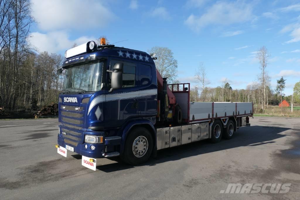 Scania G450 6x2 Crane trucks