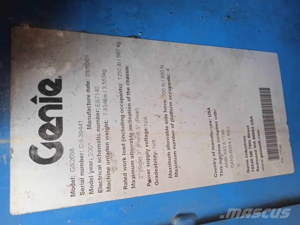 Genie GS 2668 RT Scissor lifts