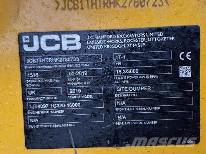 JCB 1 THT Site dumpers
