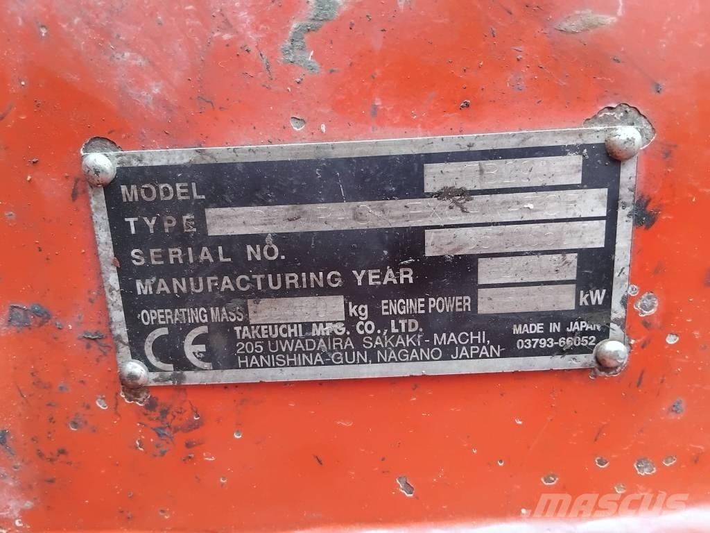 Takeuchi TB290 Mini excavators < 7t (Mini diggers)
