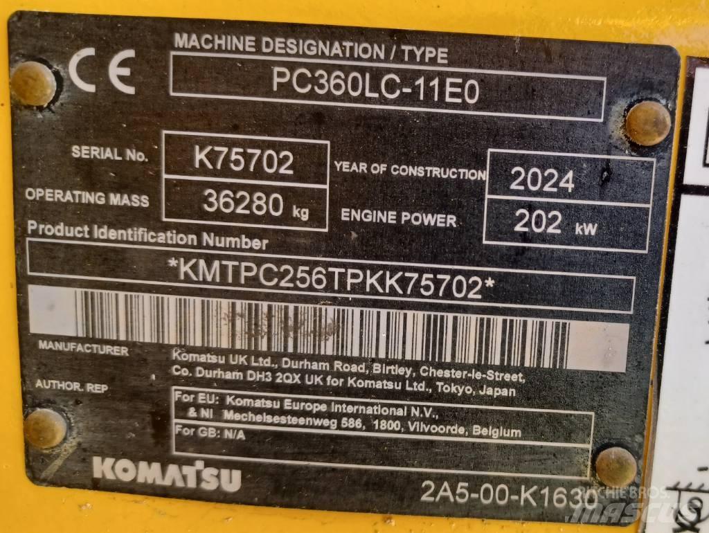 Komatsu PC360LC-11 Crawler excavators