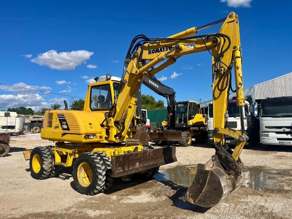 Komatsu PW 110 Wheeled excavators