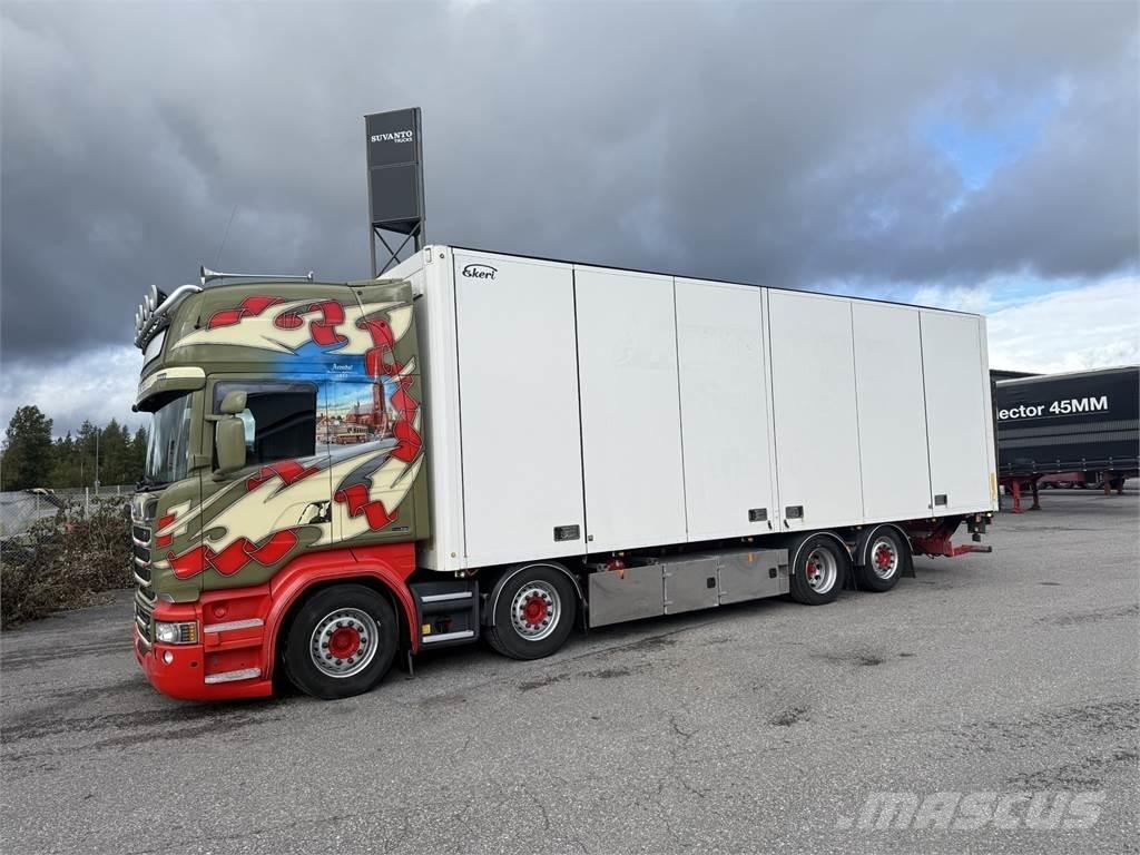 Scania R580 8X2 Box body trucks