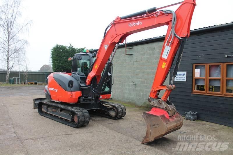 Kubota KX 080-4 Midi excavators  7t - 12t