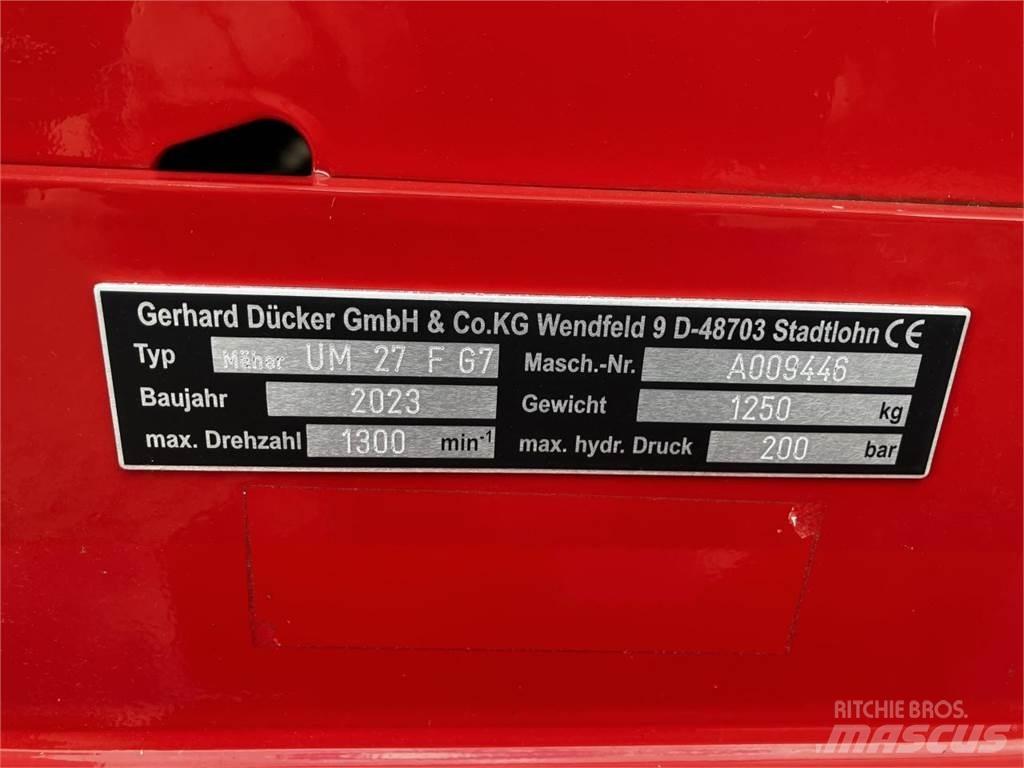 Dücker UM-27 Pasture mowers and toppers