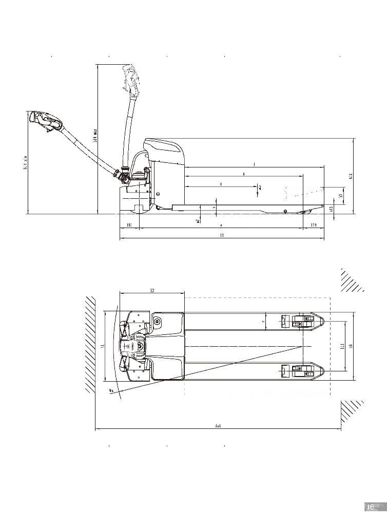 EP EPT20-ET Hand pallet truck