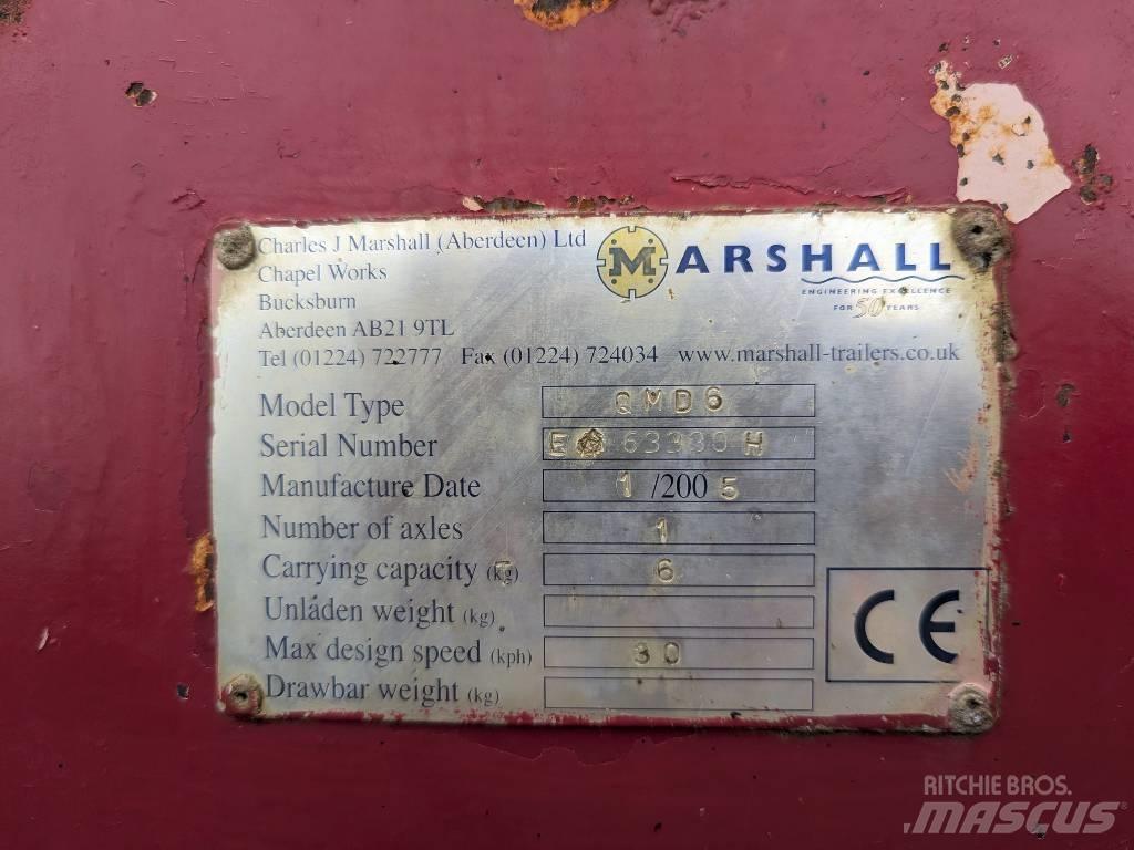 Marshall QMD6 Tipper trailers
