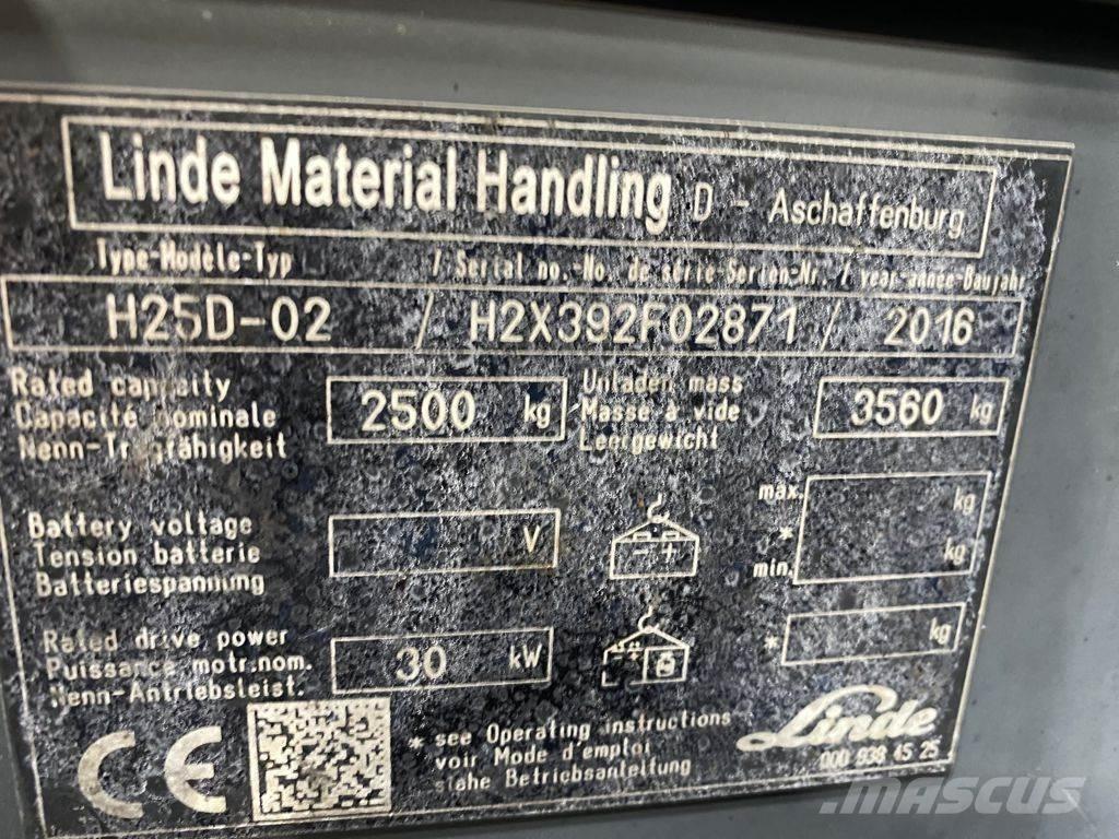 Linde H25D-02 Diesel trucks