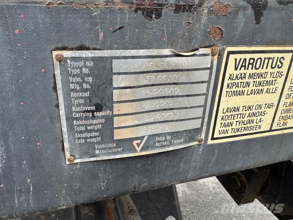 Velsa 8TV Tipper trailers