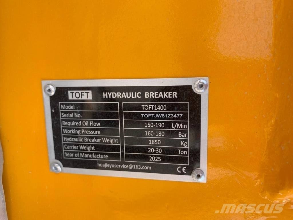  TOFT 1400 NEW Hammers / Breakers