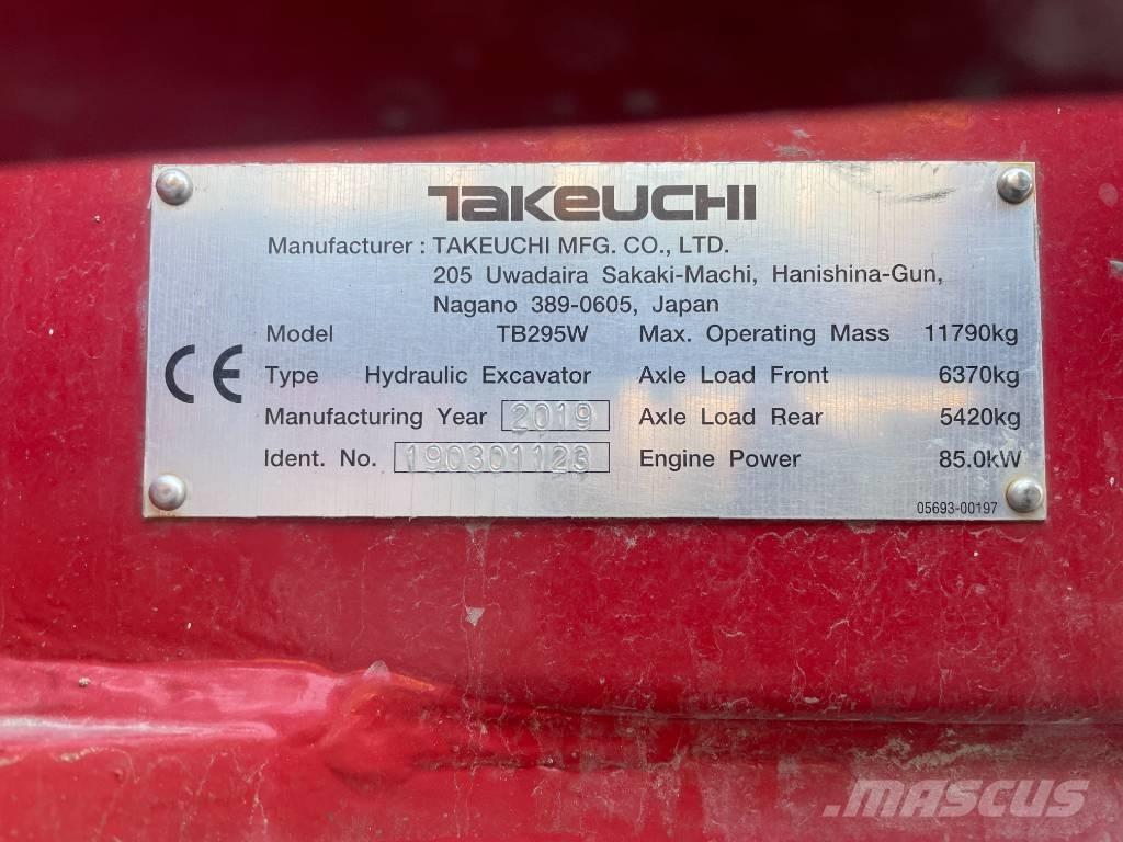 Takeuchi TB 295 W Wheeled excavators