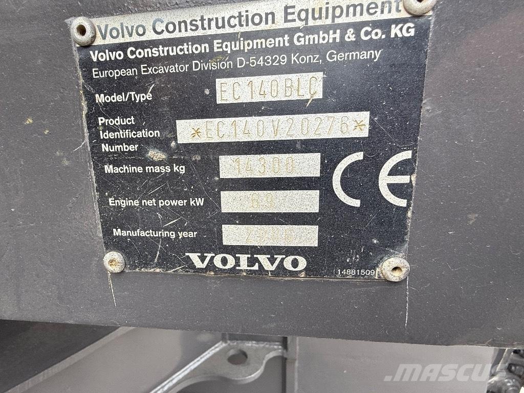 Volvo EC 140 B Crawler excavators