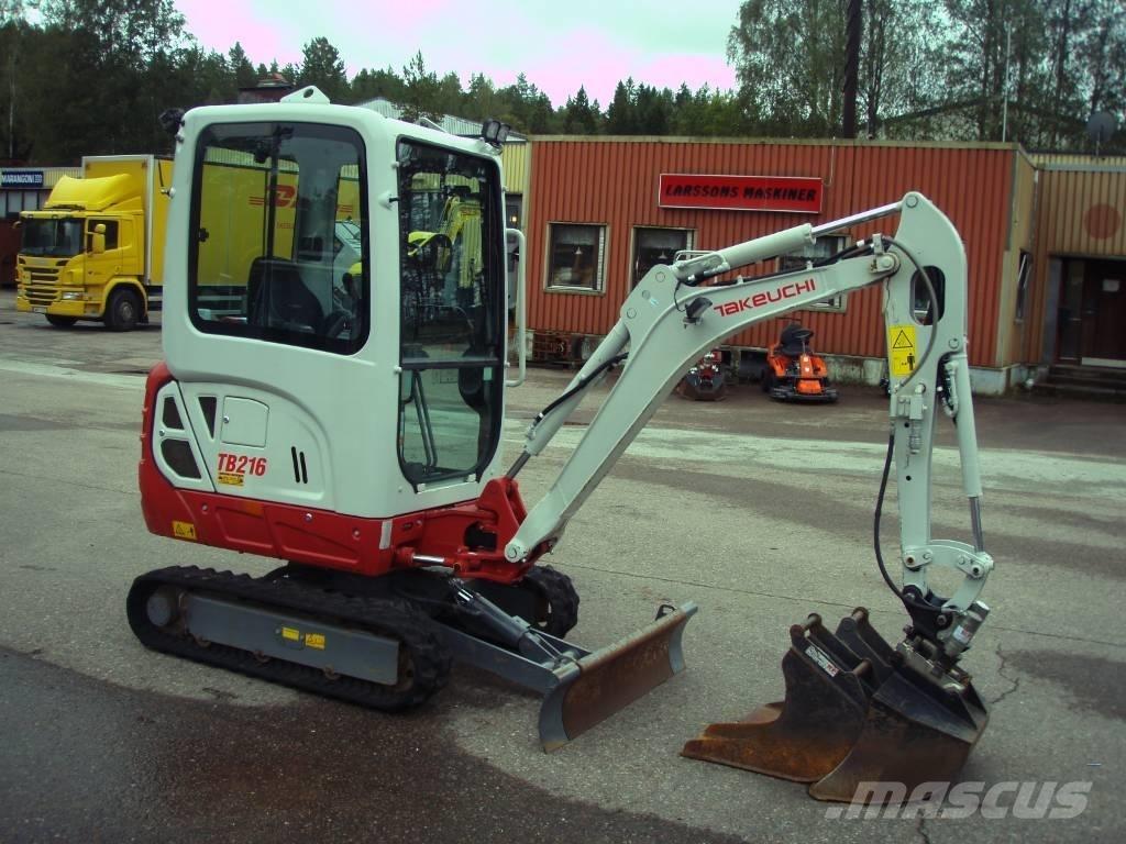 Takeuchi TB 216 Mini excavators < 7t (Mini diggers)