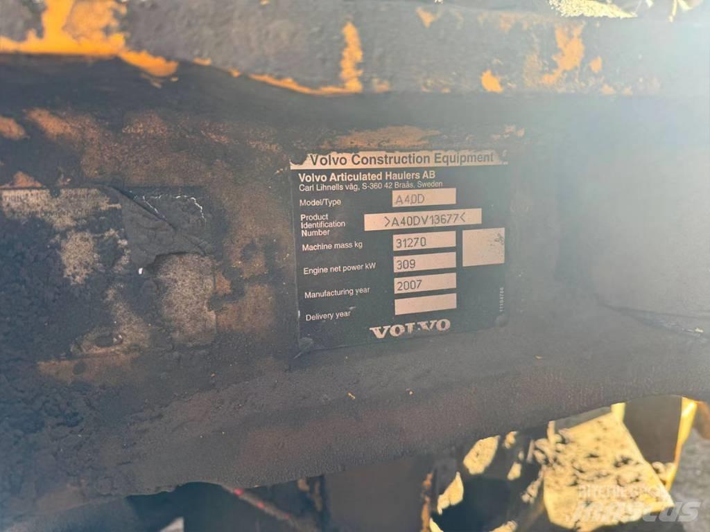 Volvo A 40 D Articulated Dump Trucks (ADTs)