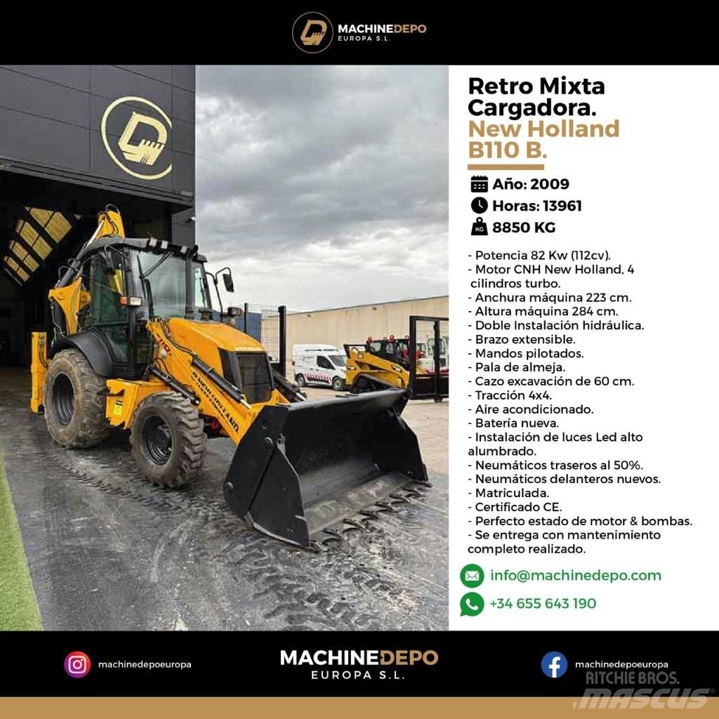 New Holland B 110 B Backhoe loaders