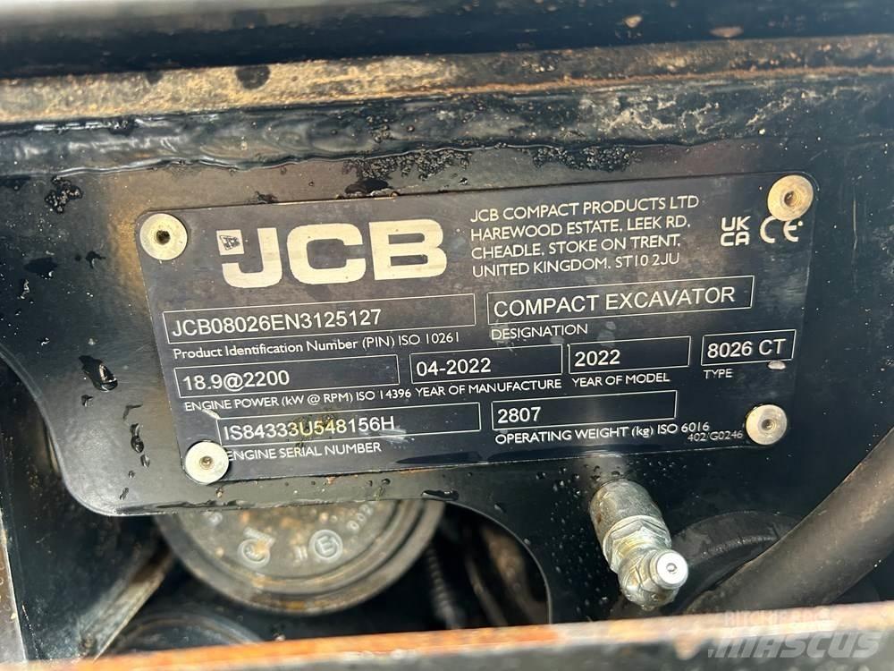 JCB 8026 CTS Mini excavators < 7t (Mini diggers)