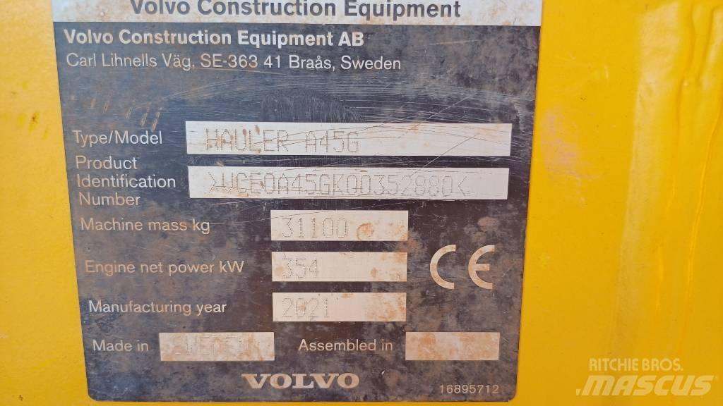 Volvo A 45 G Articulated Dump Trucks (ADTs)