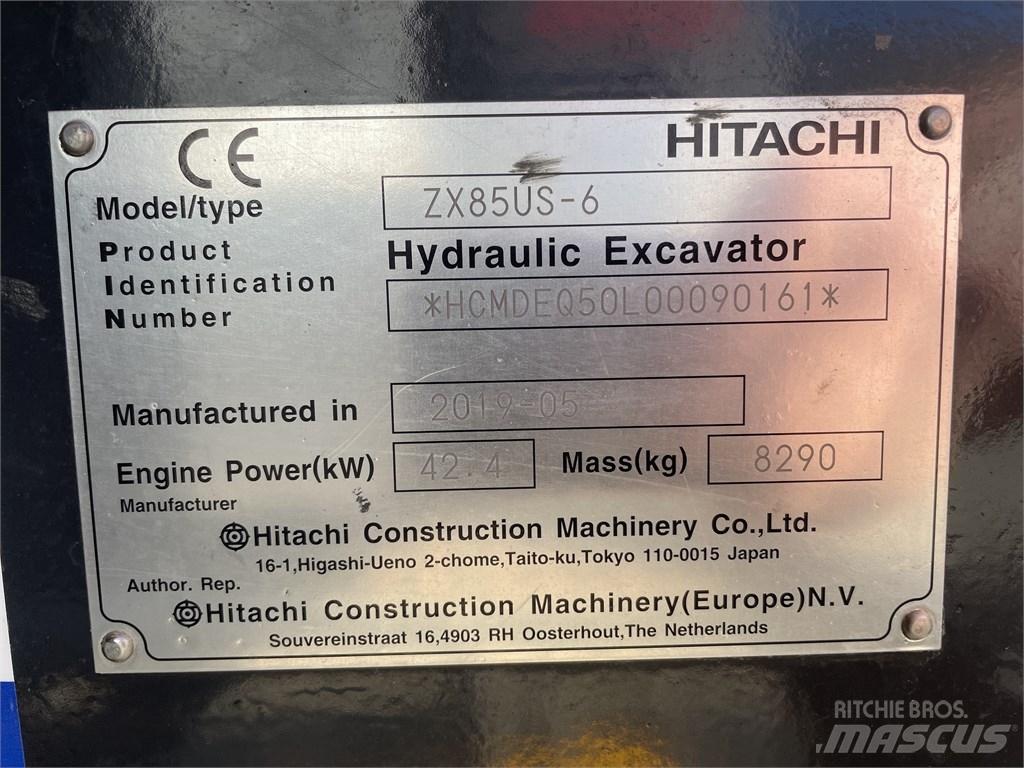 Hitachi ZX 85 US-6 Midi excavators  7t - 12t