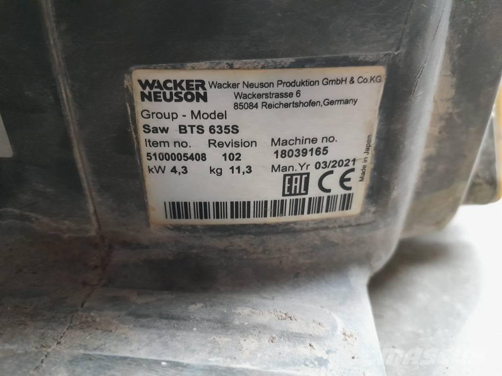 Wacker Neuson BFS635 Rock and Concrete Saws