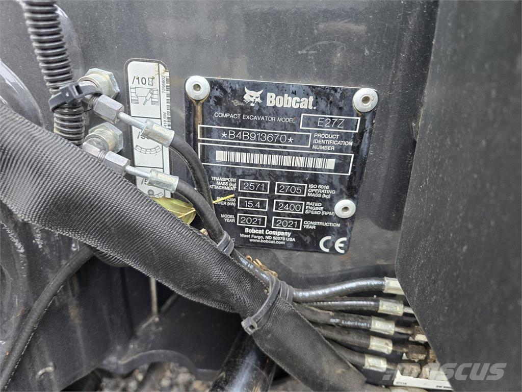 Bobcat E27z Mini excavators < 7t (Mini diggers)