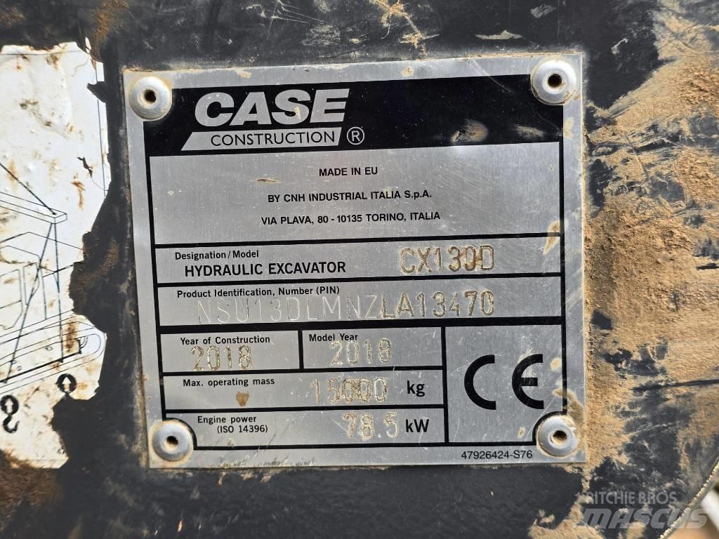 Case CX130 D Crawler excavators