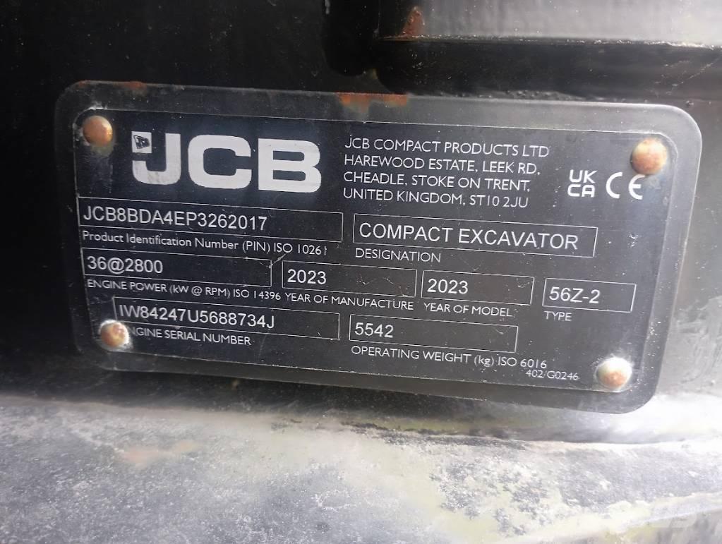 JCB JCB 56Z-2 Mini excavators < 7t (Mini diggers)