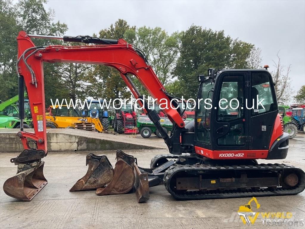Kubota KX 080-4 Midi excavators  7t - 12t
