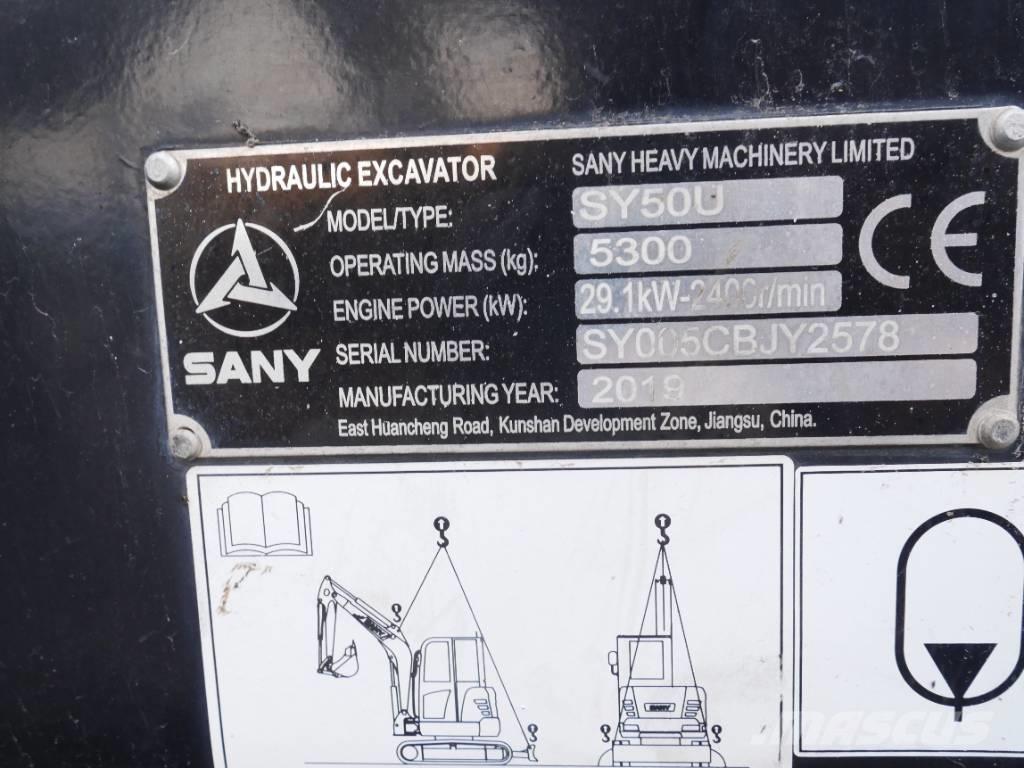 Sany SY 50 U Mini excavators < 7t (Mini diggers)