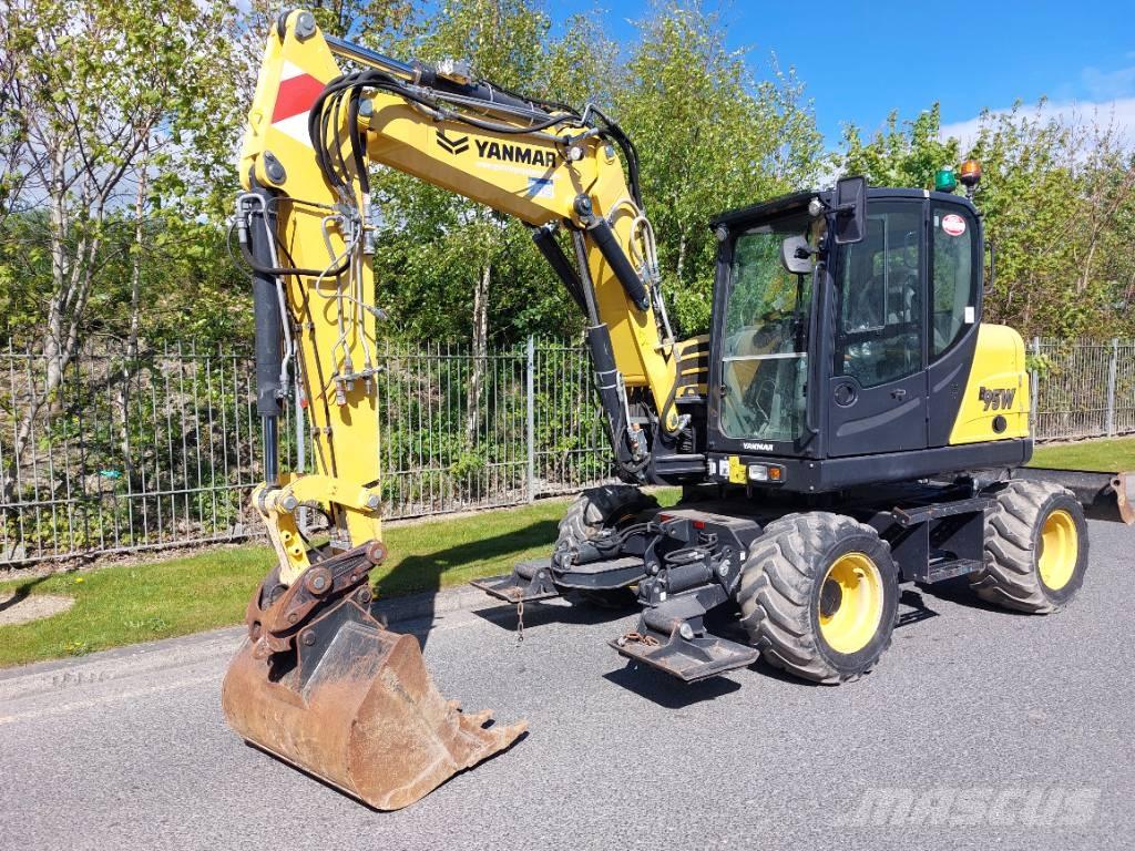 Yanmar B95W Wheeled excavators