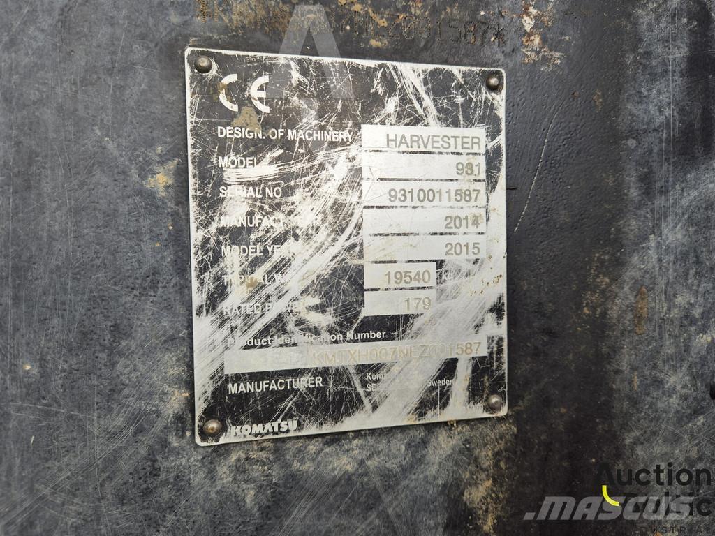 Komatsu 931.1 Harvesters