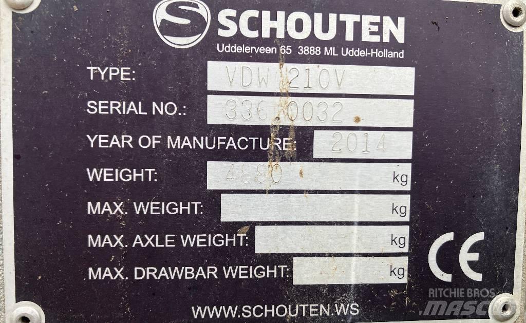 Schouten VDW 210 V Other livestock machinery and accessories