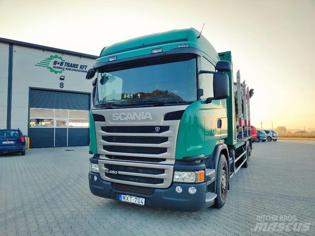 Scania G 450 Timber trucks