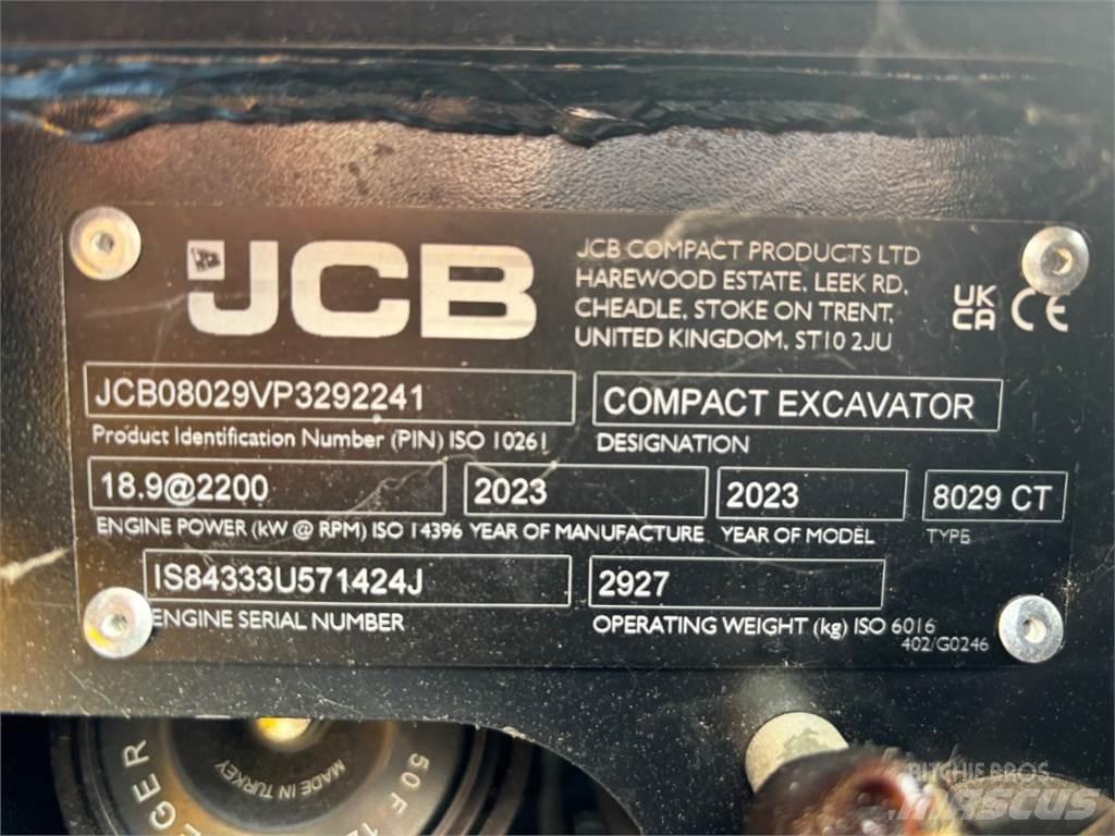 JCB 8029CTS Mini excavators < 7t (Mini diggers)