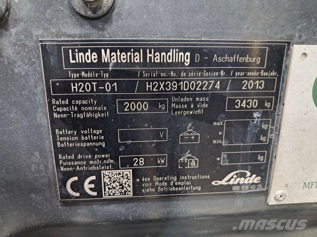 Linde H20T-02 LPG trucks
