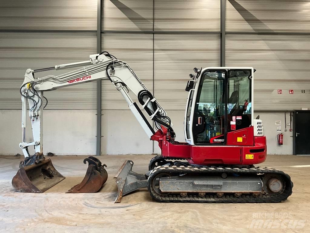 Takeuchi TB 280 FR Midi excavators  7t - 12t