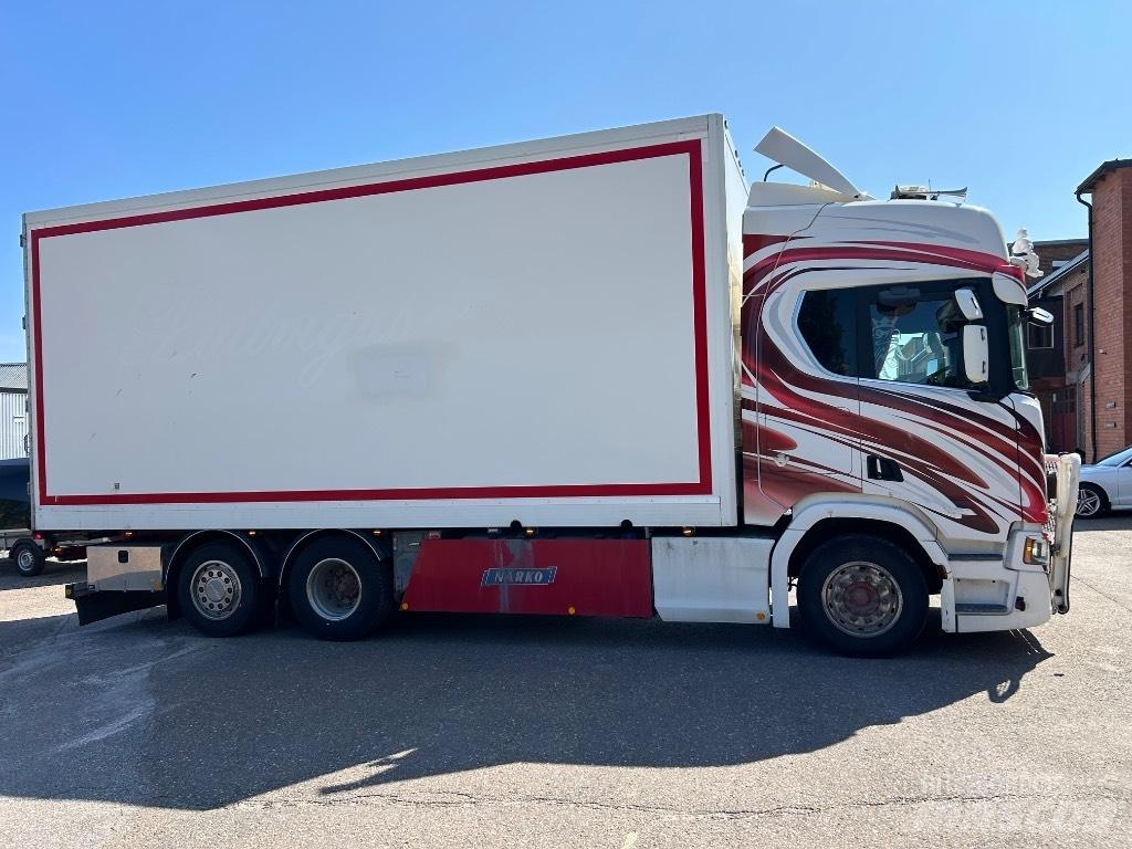 Scania R 650 6x2 Box body trucks