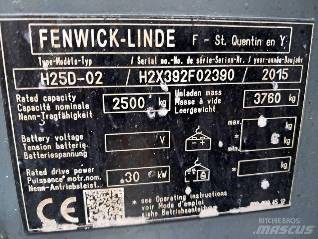 Linde H25D-02 Diesel trucks