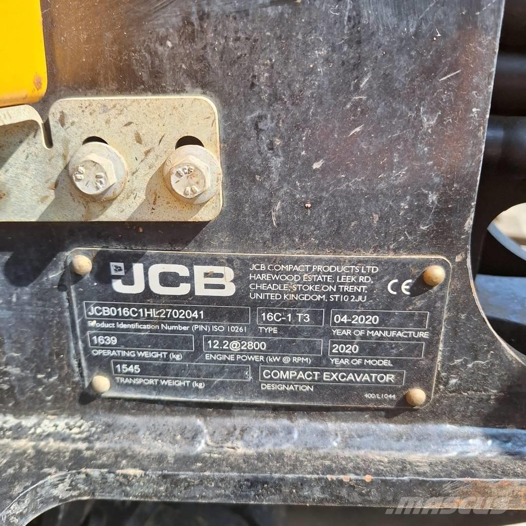 JCB 16 C-1 Mini excavators < 7t (Mini diggers)
