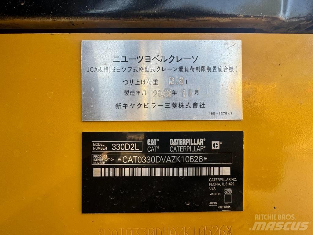 CAT 330D2L Crawler excavators