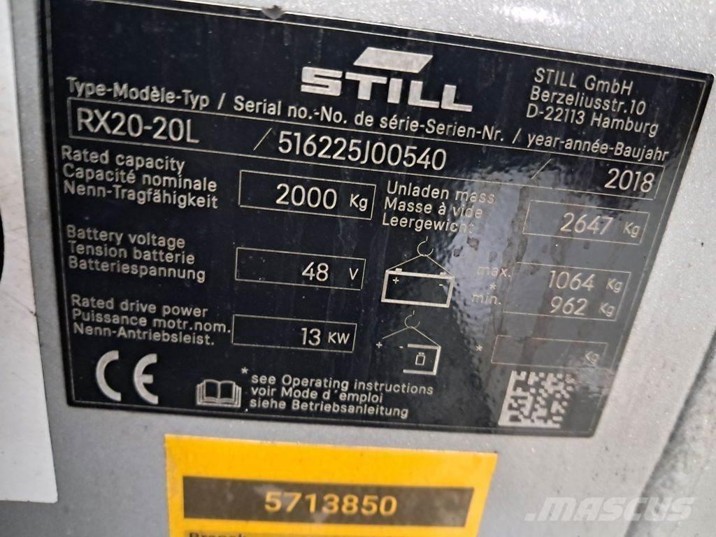 Still RX20-20L Electric forklift trucks