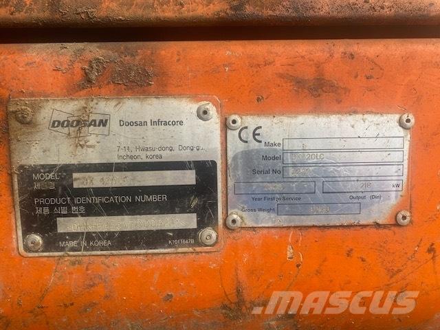 Doosan DX 420 LC Crawler excavators