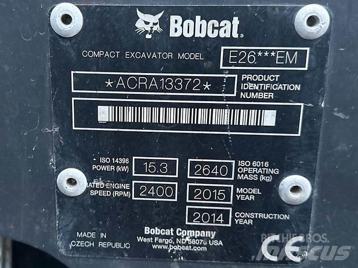 Bobcat E26 Mini excavators < 7t (Mini diggers)
