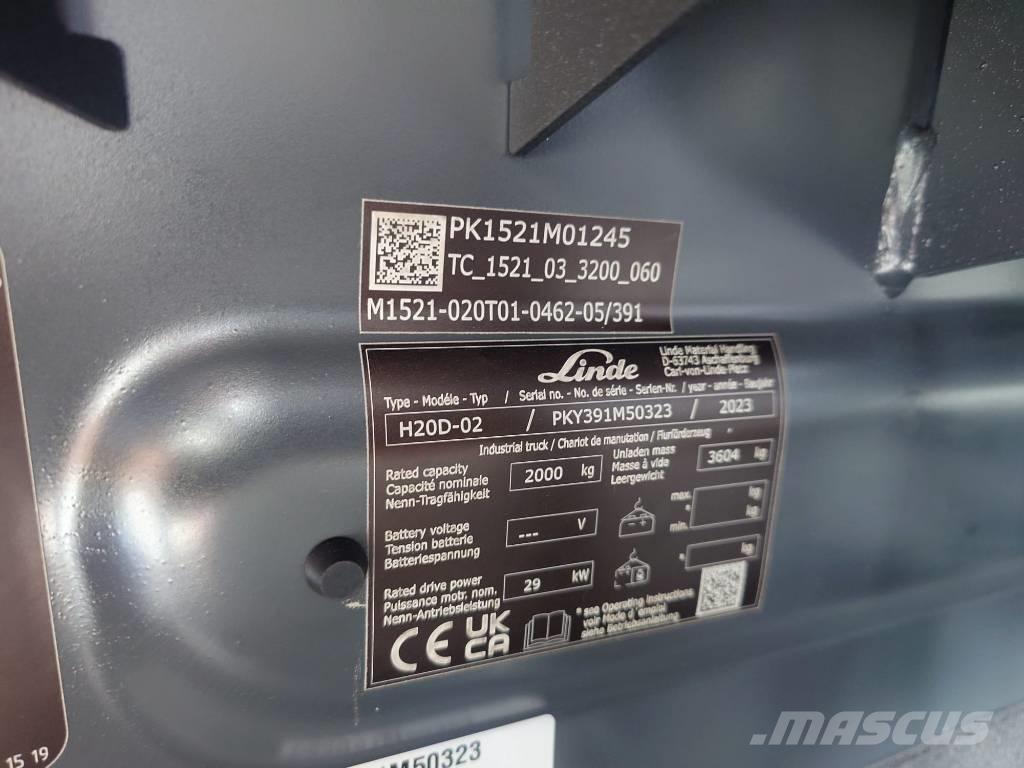 Linde H20D/391-02 Diesel trucks