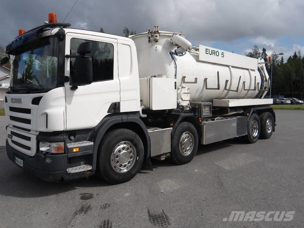 Scania P 400 LB 8x2 Combi / vacuum trucks