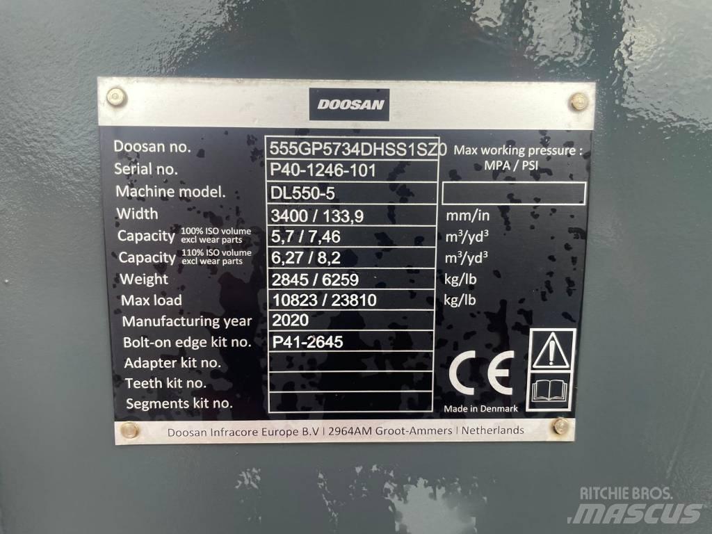 Doosan DL550 bucket Buckets